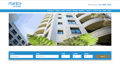 Desktop Screenshot of mantraparramattahotel.com.au